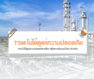 TSM ไม่ได้ดูแค่ความปลอดภัย แต่คือ "ผู้จัดการต้นทุนน้ำมัน" ตัวจริง!