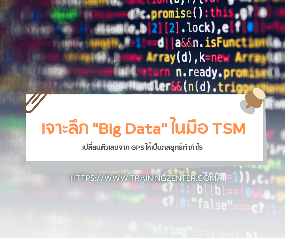 เจาะลึก "Big Data" ในมือ TSM: เปลี่ยนตัวเลขจาก GPS ให้เป็นกลยุทธ์ทำกำไร