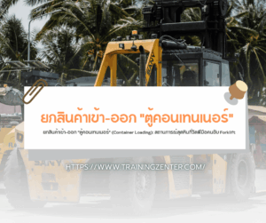 ยกสินค้าเข้า-ออก "ตู้คอนเทนเนอร์" (Container Loading): สถานการณ์สุดหินที่วัดฝีมือคนขับ Forklift