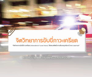 จิตวิทยาการขับขี่ภาวะเครียด (Adrenaline & Tunnel Vision): วิธีสยบสติพนักงานขับรถฉุกเฉินหน้างาน Code Red